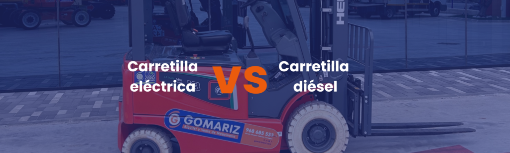 diferencias entre carretilla eléctrica y carretilla diésel-Gomariz Rent