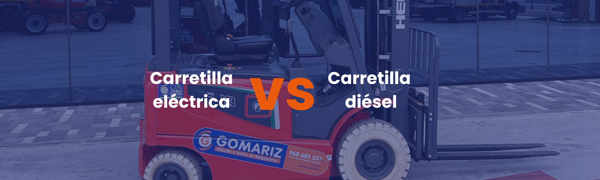diferencias entre carretilla eléctrica y carretilla diésel-Gomariz Rent