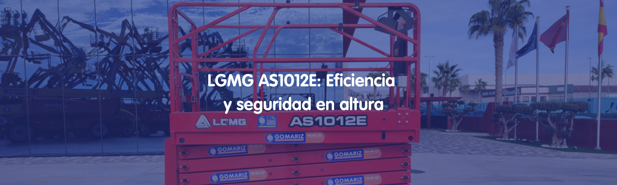LGMG AS1012E: Eficiencia y seguridad en altura