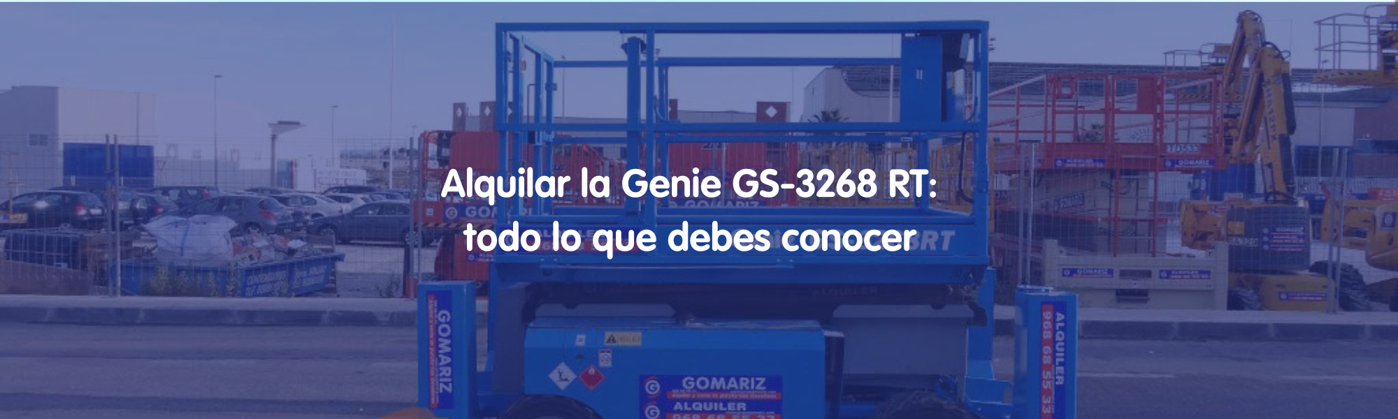 Alquilar la Genie GS-3268 RT- todo lo que debes conocer